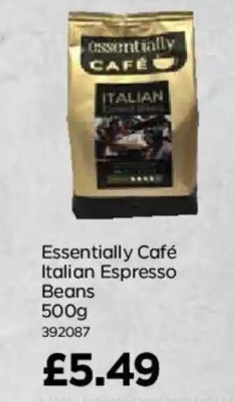 Bestway Essentially Catering Italian Espresso Beans 500g offer