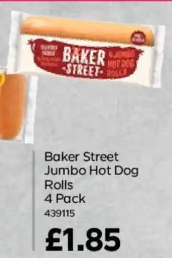 Bestway Baker Street Jumbo Hotdog Rolls 4 Pack offer