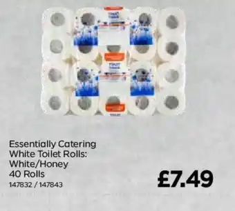 Bestway White Toilet Rolls: White/Honeu 40 Rolls offer