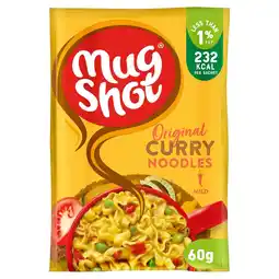 Morrisons Mug shot noodles classic original curry soup offer