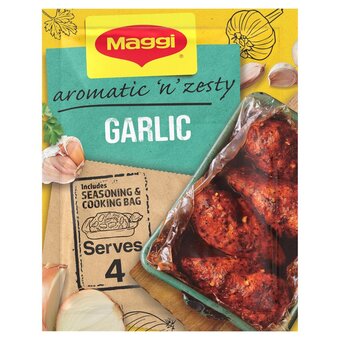 Morrisons Maggi juicy garlic chicken herb and spice seasoning mix offer