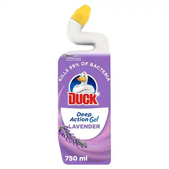 Morrisons Duck deep action gel toilet cleaner lavender offer