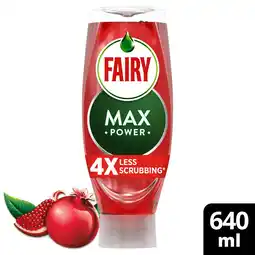 Morrisons Fairy max power pomegranate washing up liquid offer