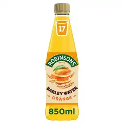 Morrisons Robinsons barley water orange squash offer
