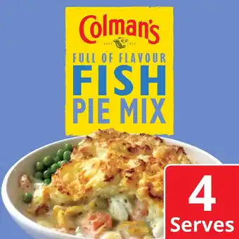 Morrisons Colman's fish pie dry sauce mix offer