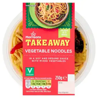 Morrisons Morrisons takeaway chinese egg fried noodles offer