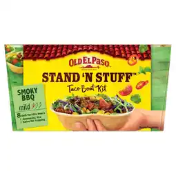 Morrisons Old el paso stand 'n' stuff smoky bbq soft taco kit offer
