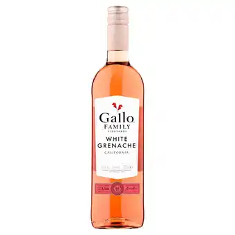 Morrisons Gallo family vineyards white grenache rose wine offer