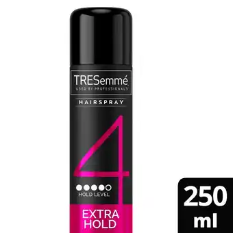 Morrisons Tresemme extra hold hairspray offer