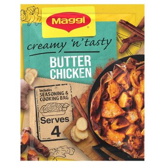 Morrisons Maggi  juicy creamy butter chicken herb and spice seasoning mix offer