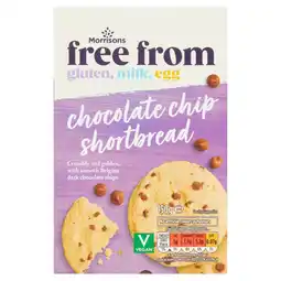 Morrisons Morrisons free from chocolate chip vegan shortbread offer