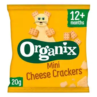Morrisons Organix mini cheese crackers offer