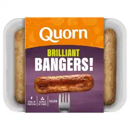 Morrisons Quorn 6 vegan brilliant bangers offer