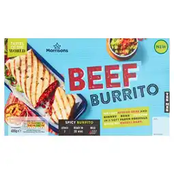 Morrisons Morrisons chilli beef burritos offer