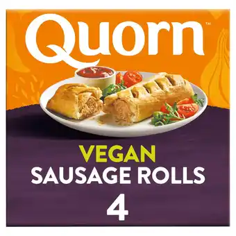 Morrisons Quorn 4 vegan sausage rolls offer