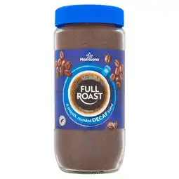 Morrisons Morrisons decaff full roast instant coffee offer