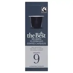 Morrisons Morrisons the best fairtrade espresso pods 54g offer