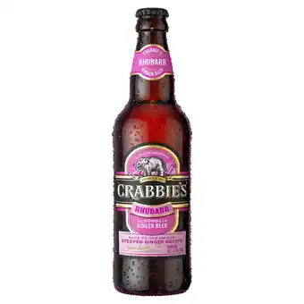 Morrisons Crabbie's rhubarb alcoholic ginger beer offer