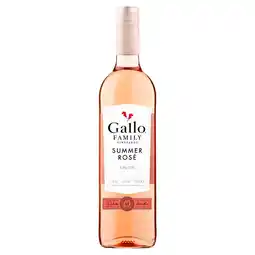 Morrisons Gallo family vineyards summer rose wine offer