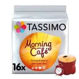 Morrisons Tassimo morning cafe coffee pods x16 offer