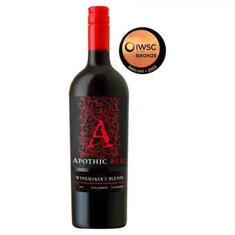 Morrisons Apothic red wine offer