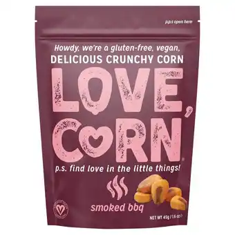 Morrisons Love corn smoked bbq offer