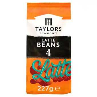 Morrisons Taylors of harrogate latte coffee beans offer