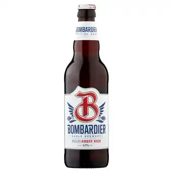 Morrisons Bombardier amber bitter ale beer offer