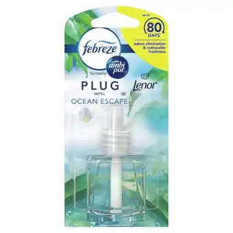 Morrisons Febreze ambi pur lenor air freshener ocean escape plug in refill offer