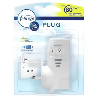 Morrisons Febreze ambi pur air freshener plug in diffuser offer