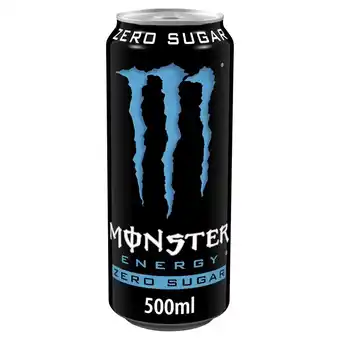 Morrisons Monster zero sugar energy drink offer
