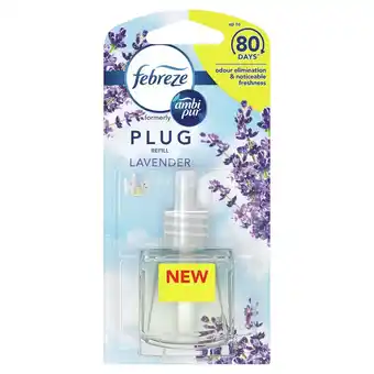 Morrisons Febreze ambi pur air freshener lavender plug in refill offer