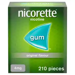 Morrisons Nicorette gum original flavour 4mg offer