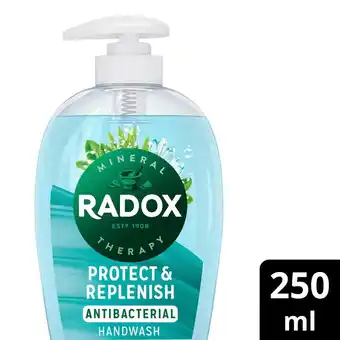 Morrisons Radox replenishing + antibacterial handwash offer