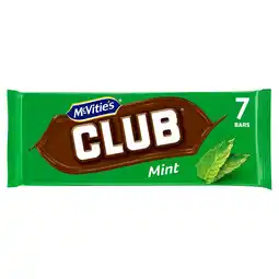 Morrisons Mcvitie's club mint chocolate 7 bars offer
