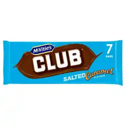 Morrisons Mcvitie's club salted caramel chocolate bar offer