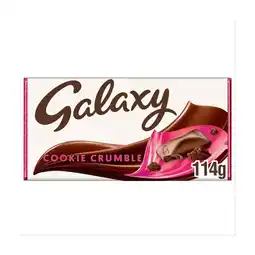 Morrisons Galaxy cookie crumble chocolate bar offer
