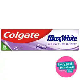 Morrisons Colgate max white sparkle diamonds toothpaste offer