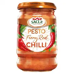 Morrisons Sacla fiery chilli pesto offer