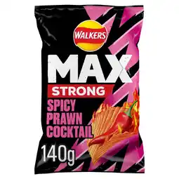 Morrisons Walkers max fiery prawn crisps offer