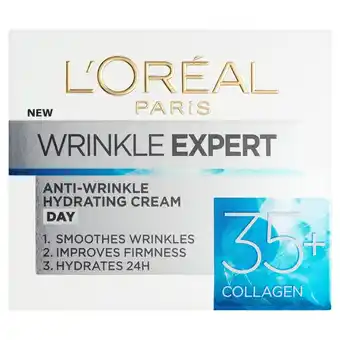 Morrisons L'oreal paris anti-wrinkle expert cream 35+ offer