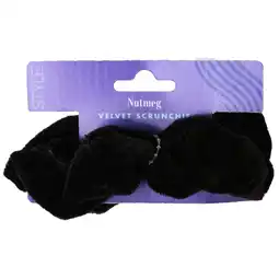Morrisons Nutmeg black velvet scrunchies offer
