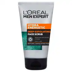 Morrisons L' oreal men expert hydra energetic deep exfoliating face scrub offer