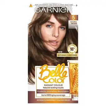 Morrisons Garnier belle color color-ease cream 5 natural brown offer