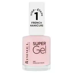 Morrisons Rimmel london super gel french manicure nail polish english rose offer