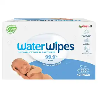 Morrisons Waterwipes baby box multipack wipes offer