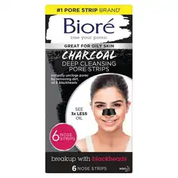 Morrisons Biore charcoal pore strips 6pk offer