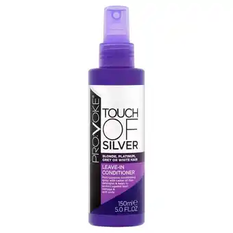 Morrisons Provoke touch of silver leave in conditioner spray offer