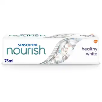 Morrisons Sensodyne nourish healthy white toothpaste offer