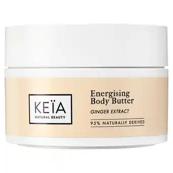 Morrisons Keia energising body butter ginger offer